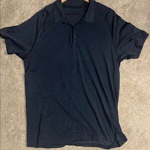 lululemon athletica Blue Polo Shirt